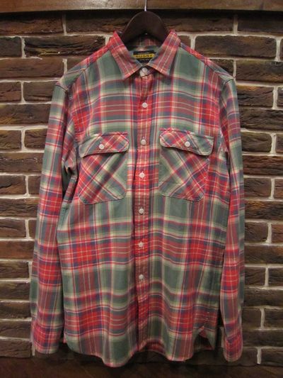 RUGBY(Or[)L/S FLANNEL SHIRTS