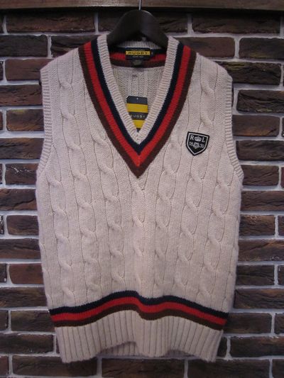 RUGBY(Or[) CABLE KNIT VEST
