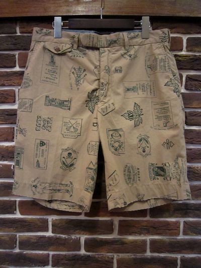 RUGBY(Or[)  WHOLE PATTERN CHINO SHORT PANTS