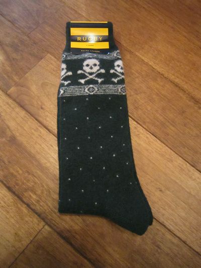 RUGBY(Or[)SKULL SOX