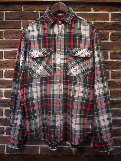 RUGBY(Or[)L/S FLANNEL SHIRTS(tlVc)