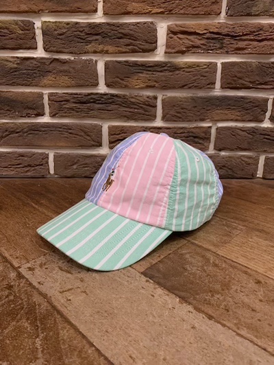 POLO RALPH LAUREN(t[)STRIPED OXFORD CAP(IbNXtH[hXgCvLbv)