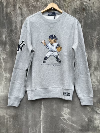 POLO RALPH LAUREN(t[)hLIMITED EDITIONh POLO BEAR SWEAT SHIRTShNY YANKEES
