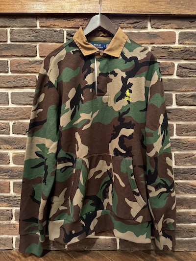 POLO RALPH LAUREN(t[)RUGBY SWEAT SHIRTS WOODLAND CAMO