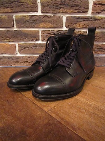靴/シューズオールデン キャップトゥブーツ 86003H キッドスキン サイズ8.5D