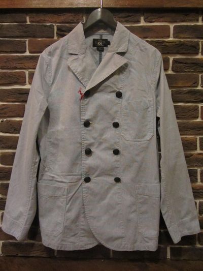 RRL LIMITED EDITION(ダブルアールエルリミテッドエディション)103LIMITED DOUBLE BREASTED STRIPE JACKET (103枚限定ストライプジャケット）