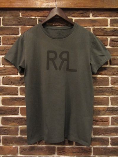 RRL (ダブルアールエル)S/S LOGO TEE SHIRTS”FADED SPRUCE”(ロゴTシャツ)