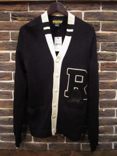 RUGBY(ラグビー) LETTERED CARDIGAN