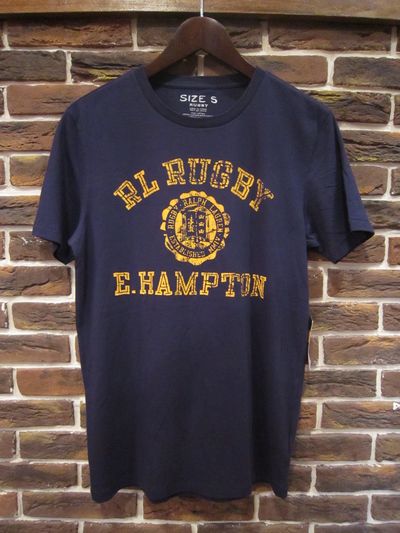 RUGBY(ラグビー)S/S TEE SHIRTS”E.HAMPTON”(Tシャツ