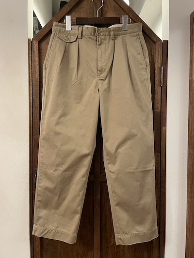 POLO RALPH LAUREN(ラルフローレン)THE WITHMAN CHINO RELAXED FIT ” KAHKI” (クロップドチノパンツ)