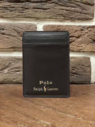 POLO RALPH LAUREN(ラルフローレン)LEATHER MAGNETIC CARD CASE