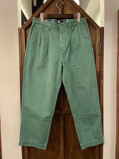 POLO RALPH LAUREN(ラルフローレン)THE WITHMAN CHINO RELAXED FIT ” GREEN”(クロップドチノパンツ)