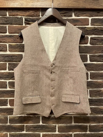 POLO RALPH LAUREN(ラルフローレン)TWEED GEORGE VEST”MADE IN ITALY”