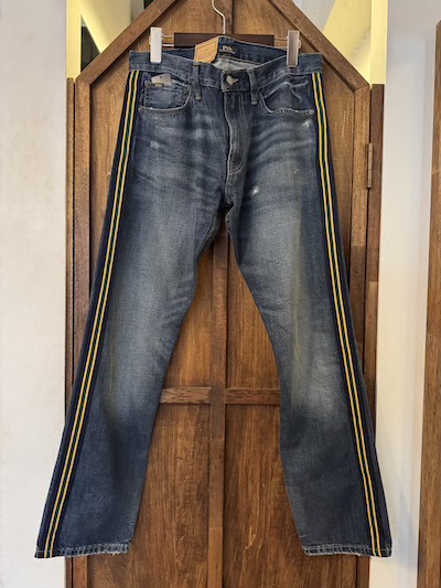 POLO RALPH LAUREN(�����t���[����)VARICK DENIM PANTS �hLINE DENIM�h(�X�����X�g���[�g���C���f�j���p���c)