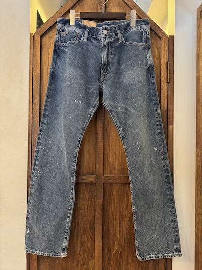 POLO RALPH LAUREN(�����t���[����)ARICK DENIM PANTS �hPAINT�h(�X�����X�g���[�g�y�C���g�f�j���p���c)