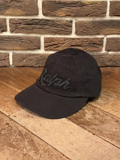 POLO RALPH LAUREN(ラルフローレン)ALL BLACK HBT CAP(HBTキャップ)