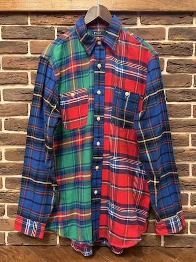 POLO RALPH LAUREN(�����t���[����CRAZY PATTERN FLANNEL SHIRTS