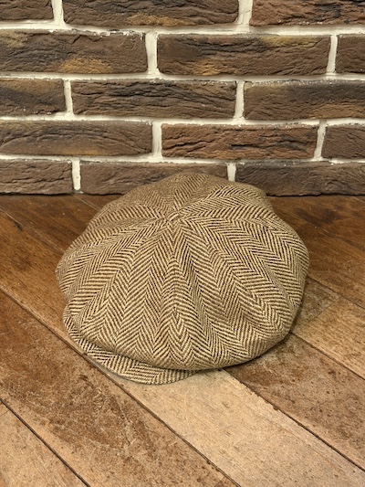 POLO RALPH LAUREN(ラルフローレン)LINEN×SILK HERRINGBONE NEWSBOY CAP