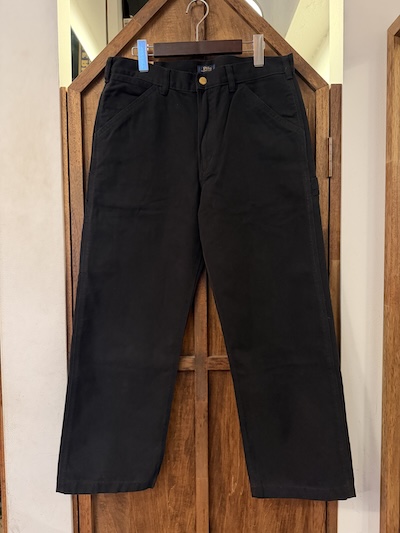 POLO RALPH LAUREN(�����t���[����)BLACK CANVAS PAINTER PANTS(�L�����o�X�y�C���^�[�p���c)