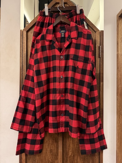 POLO RALPH LAUREN(�����t���[����)BUFFALO CHECK FLANNEL SLEEP SET UP