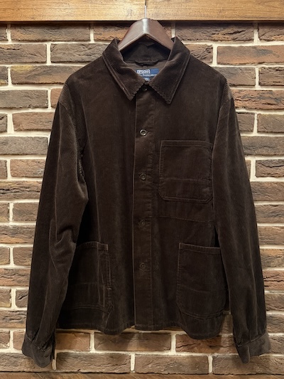 POLO RALPH LAUREN(�����t���[����)CORDUROY CHORE JACKET�hBROWN�h
