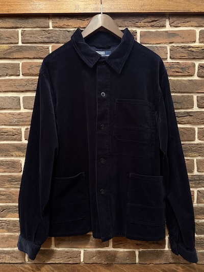 POLO RALPH LAUREN(�����t���[����)CORDUROY CHORE JACKET�hNAVY�h