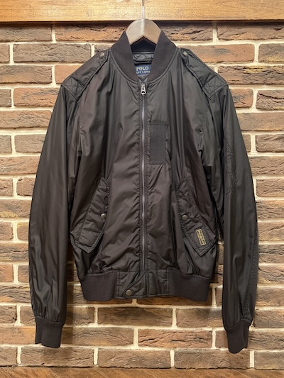 POLO RALPH LAUREN(�����t���[����)BOMBER JACKET�hBLACK�h