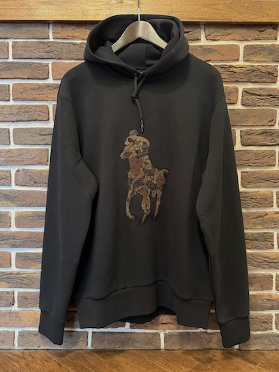 POLO RALPH LAUREN CAMO BIG PONY DOUBLE-KNIT HOODIE(�J���r�b�O�|�j�[�_�u���j�b�g�t�[�f�B�[)