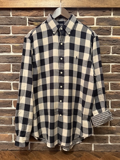 POLO RALPH LAUREN(�|�������t���[����) DOUBLE FACE BUFFALO CHECK BD SHIRT(�_�u���t�F�C�X�o�b�t�@���[�`�F�b�NBD�V���c)