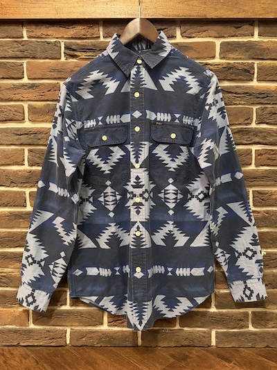 POLO RALPH LAUREN(�|�� �����t���[����) CLASSIC FIT NATIVE PATTERN OXFORD SHIRT(�l�C�e�B�u���I�b�N�X�t�H�[�h�V���c)