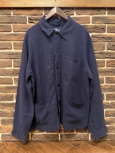 POLO RALPH LAUREN GARMENT DYE LINEN CHORE JACKET