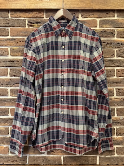 POLO RALPH LAUREN(�|�������t���[����) INDIGO MADRAS CHECK SHIRTS(�C���f�B�S�}�h���X�`�F�b�N�V���c)