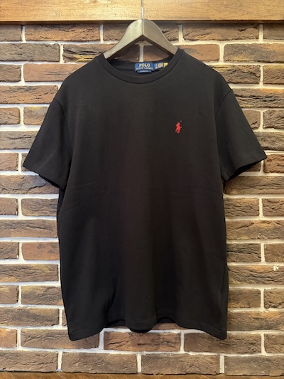 POLO RALPH LAUREN HEAVYWEIGHT TSHIRTS BLACK CLASSIC FIT