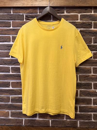 POLO RALPH LAUREN S/S LOGO TSHIRTS YELLOW CLASSIC FIT