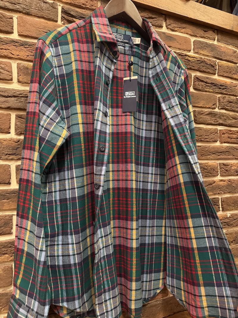 POLO RALPH LAUREN POKET FLANNEL SHIRTS POLO RALPH LAUREN チンストフランネルシャツ（画像6）