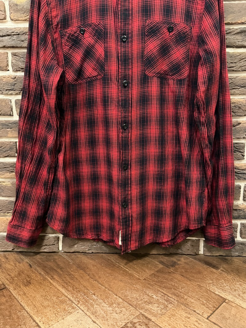 RL DENIM&SUPPLY Ombre check Work Shirts RL DENIM&SUPPLY オンブレチェックワークシャツ（画像3）