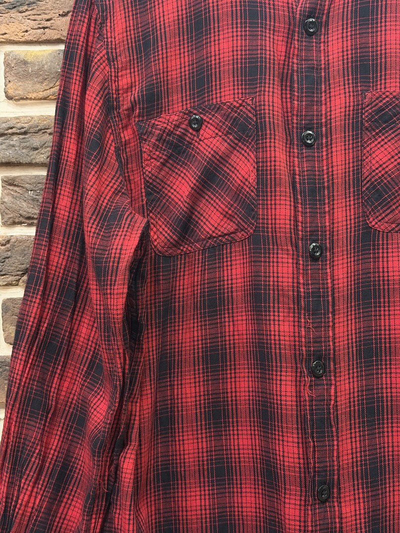 RL DENIM&SUPPLY Ombre check Work Shirts RL DENIM&SUPPLY オンブレチェックワークシャツ（画像4）
