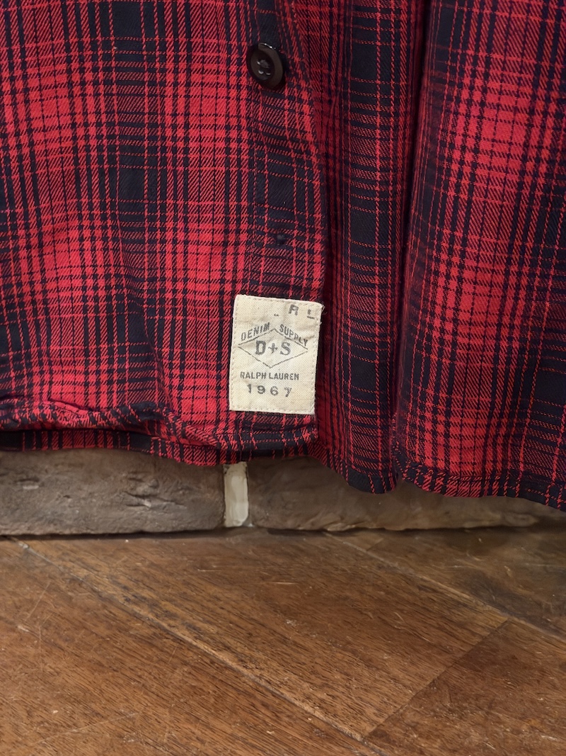 RL DENIM&SUPPLY Ombre check Work Shirts RL DENIM&SUPPLY オンブレチェックワークシャツ（画像7）