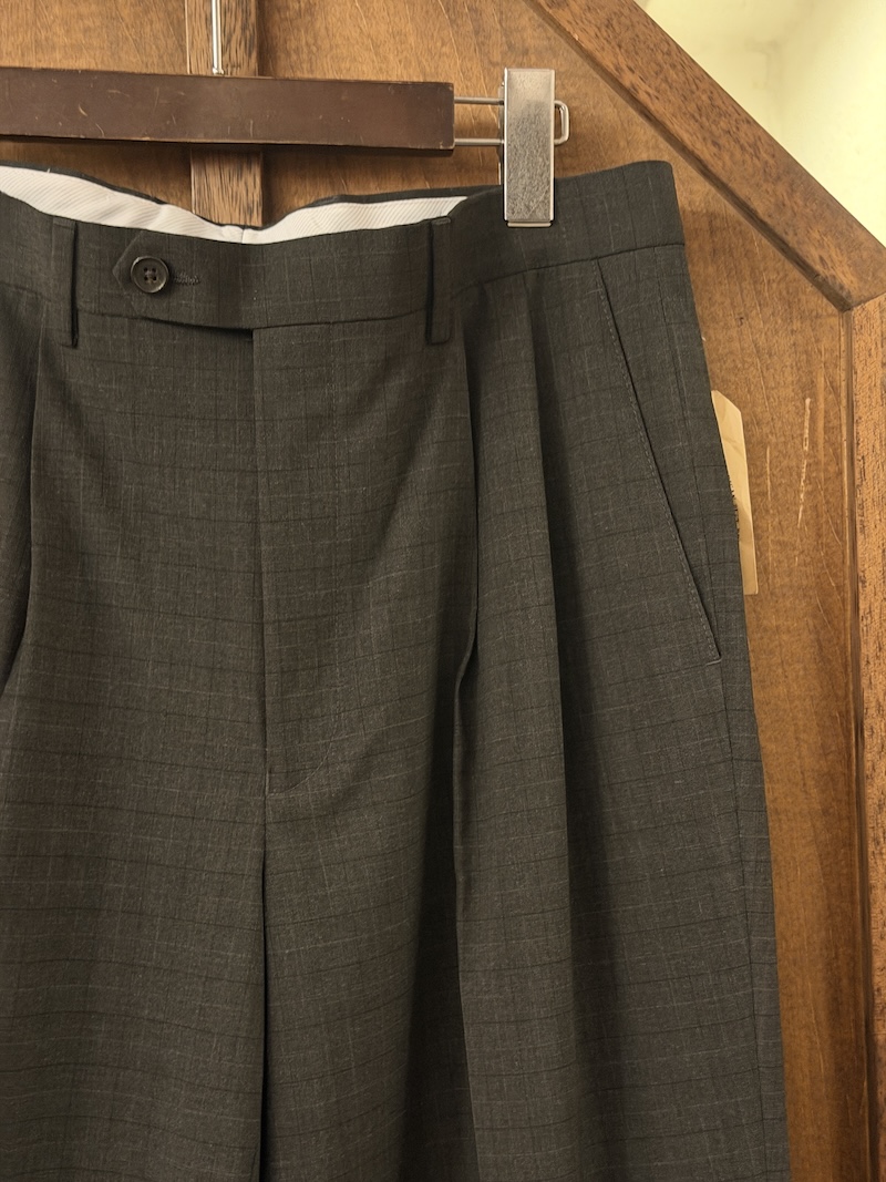 RALPH LAUREN 2TAC　PLAID SLACKS RALPH LAUREN ツータックチェックスラックス（画像3）