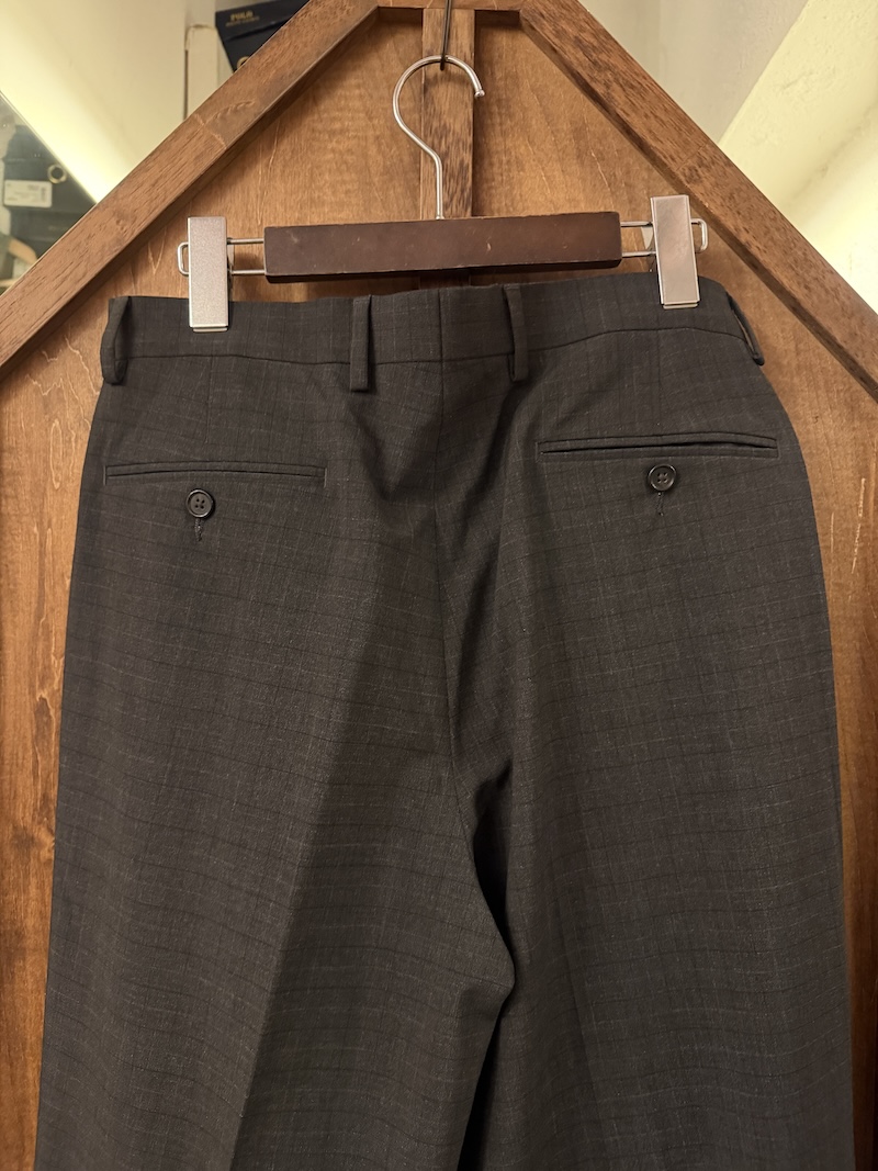 RALPH LAUREN 2TAC　PLAID SLACKS RALPH LAUREN ツータックチェックスラックス（画像6）