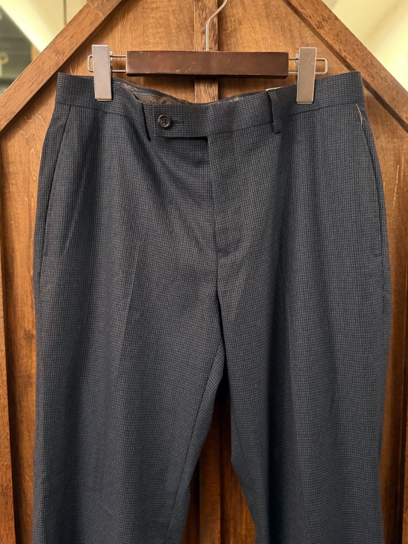 LAUREN RALPH LAUREN NAVY HOUNDS STOOTH TROUSER LAUREN RALPH LAUREN 千鳥格子柄スラックス（画像2）