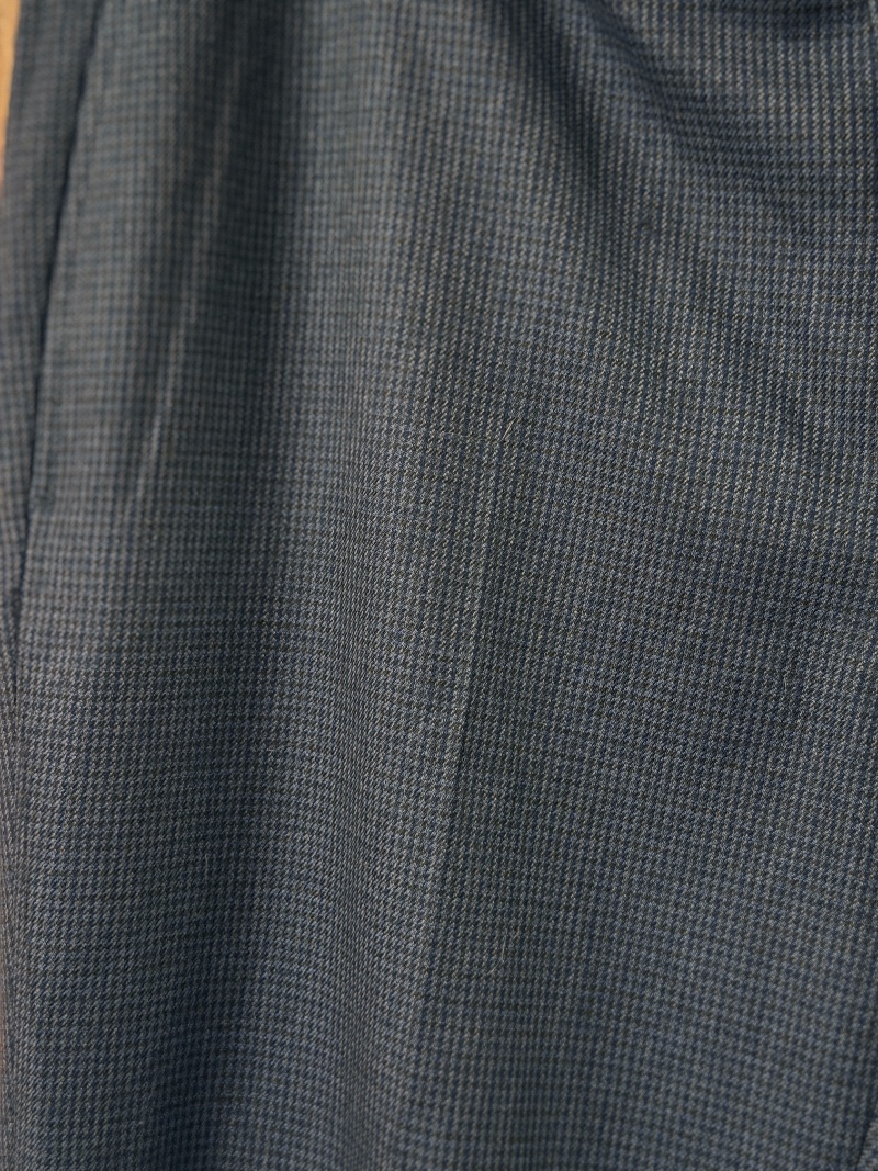 LAUREN RALPH LAUREN NAVY HOUNDS STOOTH TROUSER LAUREN RALPH LAUREN 千鳥格子柄スラックス（画像3）