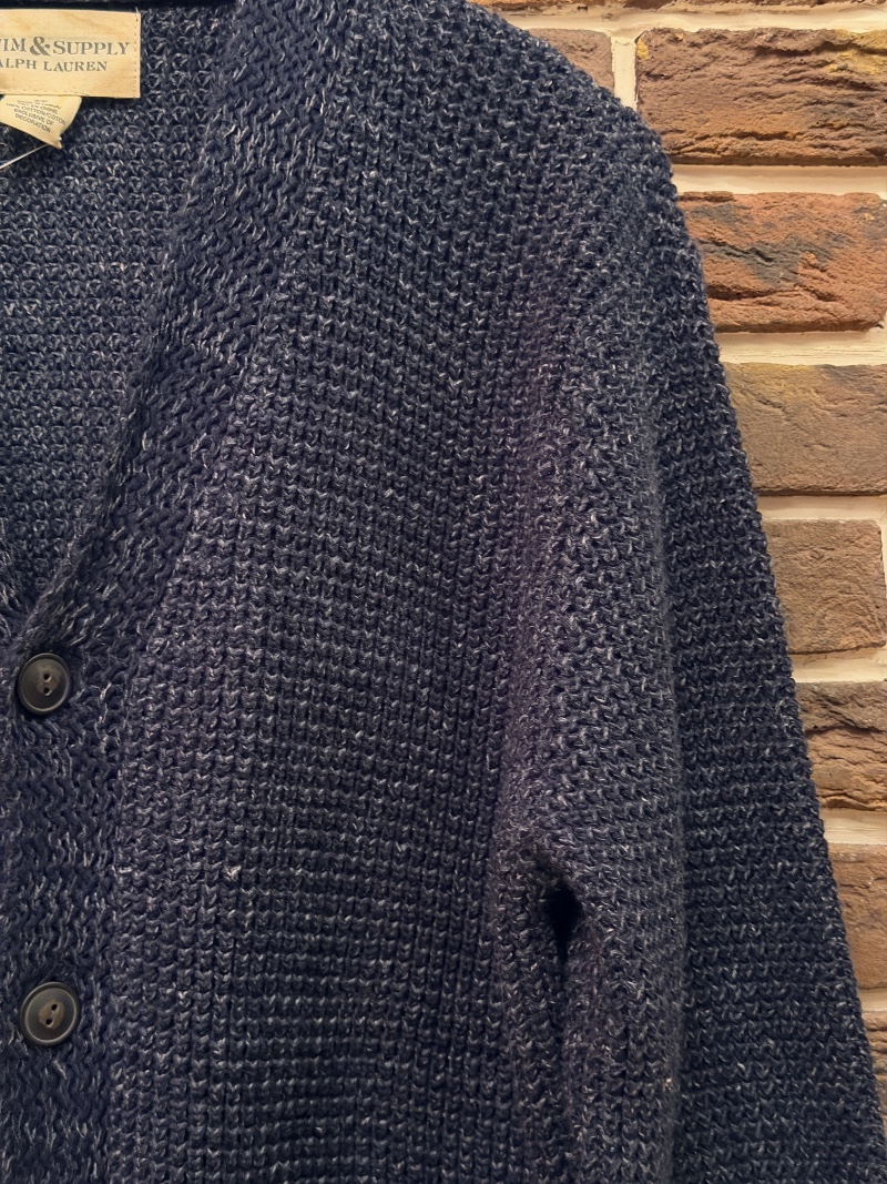 RL DENIM&SUPPLY VNECK CARDIGAN RL DENIM&SUPPLY ワッフルニットカーディガン（画像3）