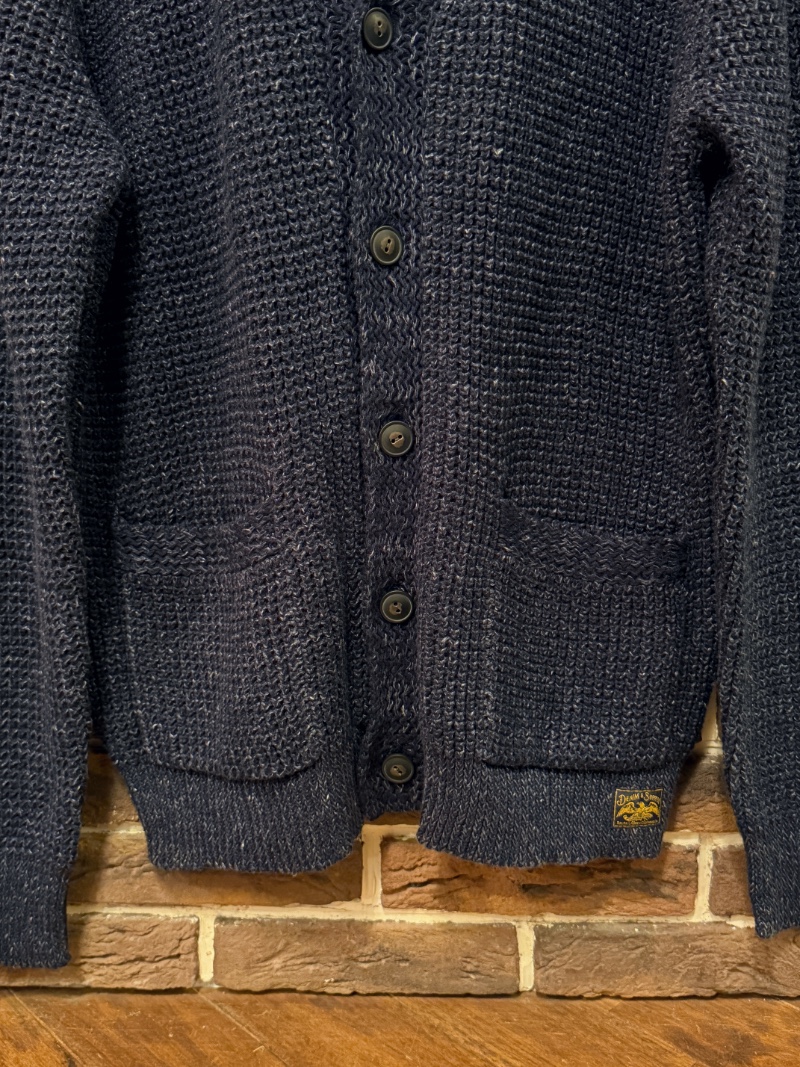 RL DENIM&SUPPLY VNECK CARDIGAN RL DENIM&SUPPLY ワッフルニットカーディガン（画像5）