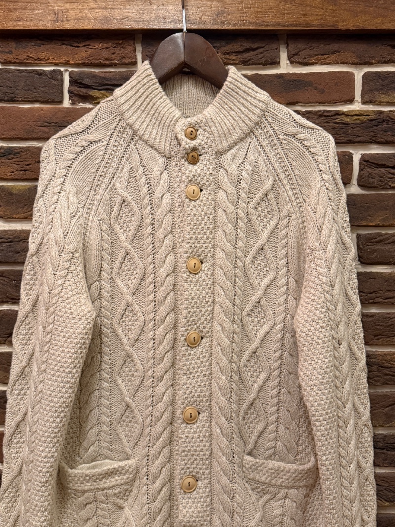 POLO RALPH LAUREN FISHERMAN KNIT CARDIGAN POLO RALPH LAUREN フィシャーマンニットカーディガン（画像2）