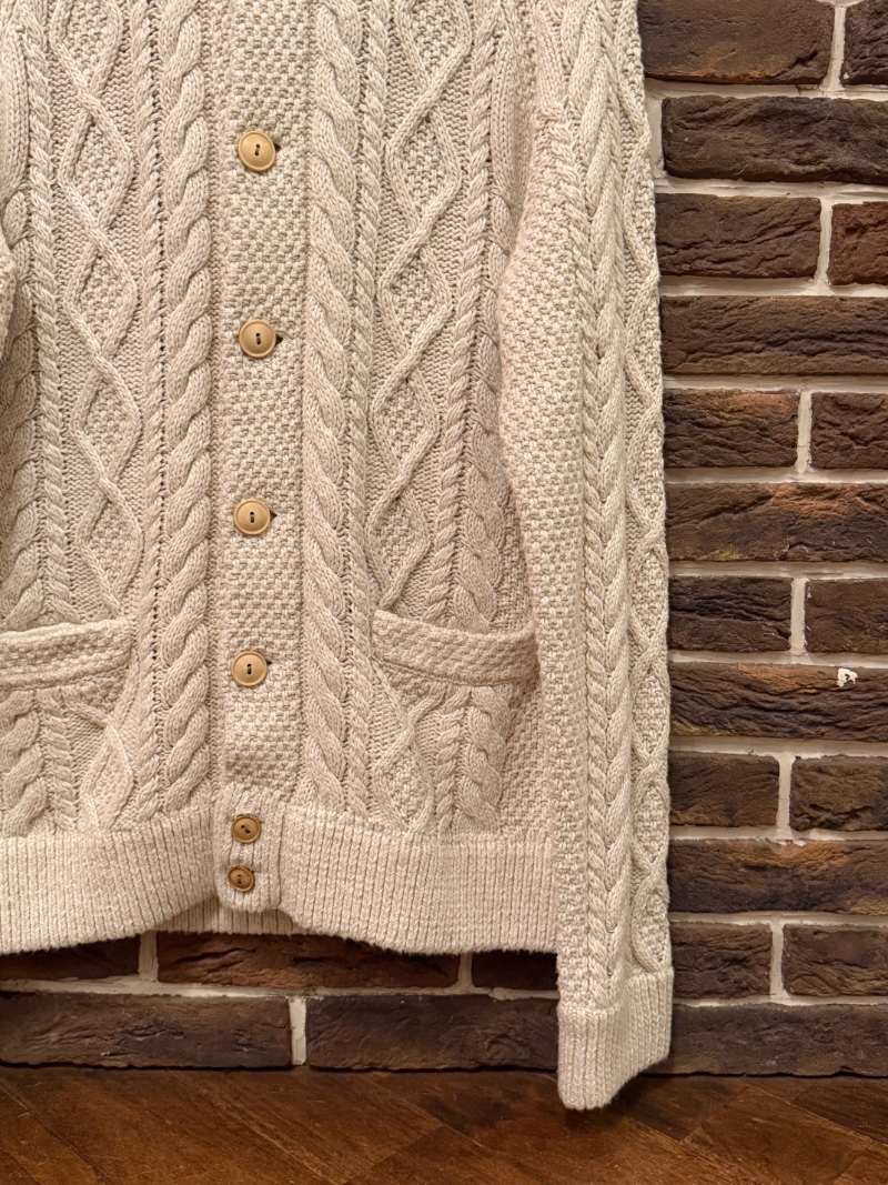 POLO RALPH LAUREN FISHERMAN KNIT CARDIGAN POLO RALPH LAUREN フィシャーマンニットカーディガン（画像3）