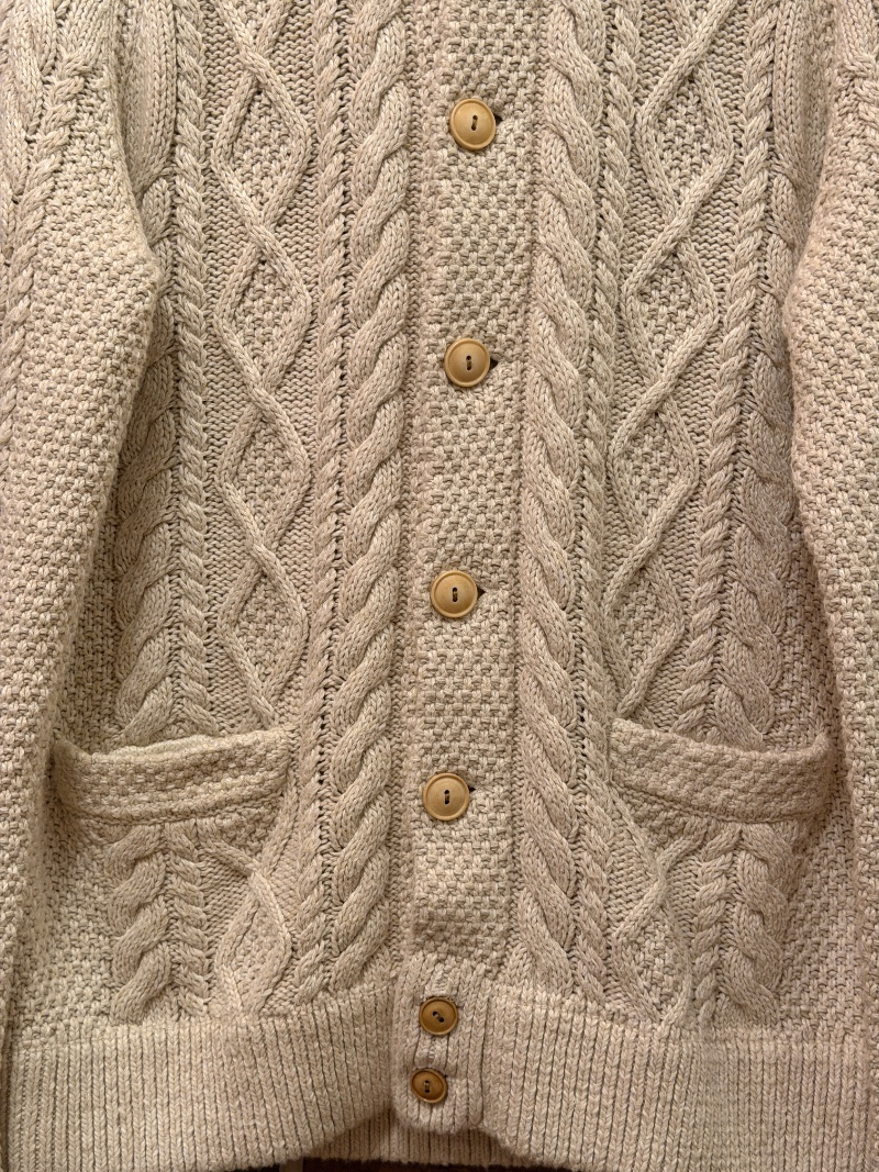 POLO RALPH LAUREN FISHERMAN KNIT CARDIGAN POLO RALPH LAUREN フィシャーマンニットカーディガン（画像4）