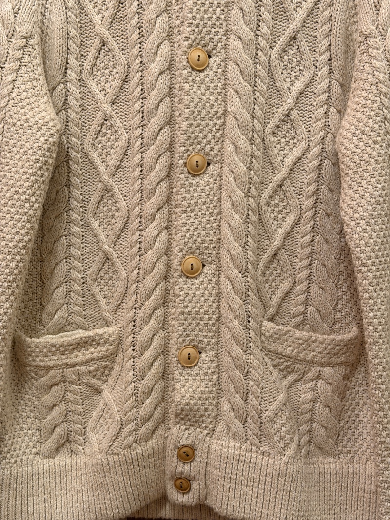 POLO RALPH LAUREN FISHERMAN KNIT CARDIGAN POLO RALPH LAUREN フィシャーマンニットカーディガン（画像5）