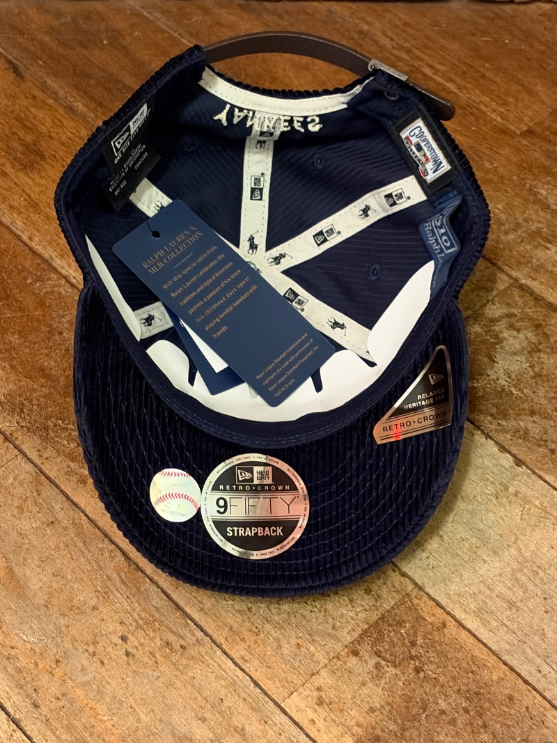 POLO RALPH LAUREN NEW YORK YANKEES CORDUROY CAP POLO RALPH LAUREN NYYコーデュロイキャップ（画像7）