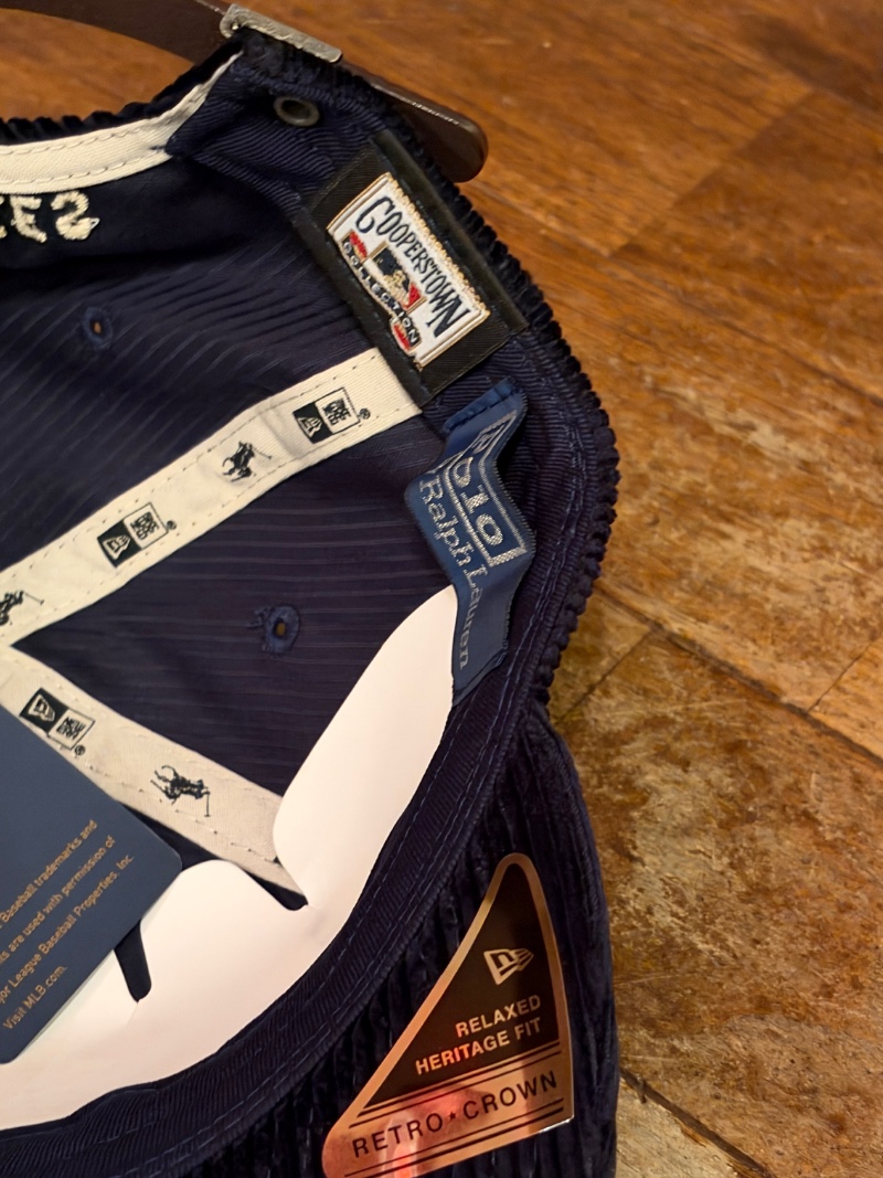 POLO RALPH LAUREN NEW YORK YANKEES CORDUROY CAP POLO RALPH LAUREN NYYコーデュロイキャップ（画像8）